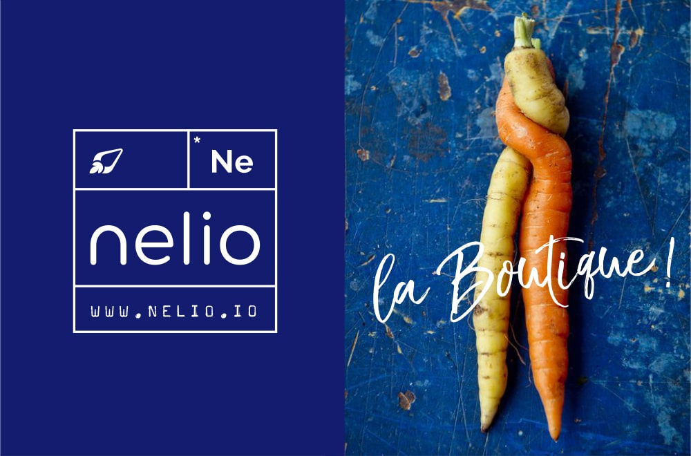 Plateforme des meilleurs commerçants artisans de Paris et Lyon, nouvelle identité visuelle, outils stratégiques de communication pour NELIO
