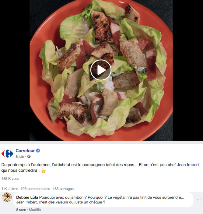 Influence food crédibilité des marques La crédibilité des Chefs mise en jeu dans des stratégies d'influence food peu crédibles.