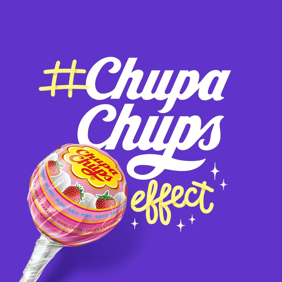 La stratégie marketing food de Chupa Chups avec le challenge Chupa Chups effect