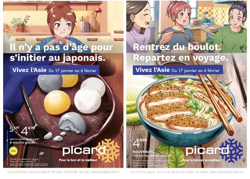 Nouvel axe de communication de Picard autour de la food dans l’univers Manga